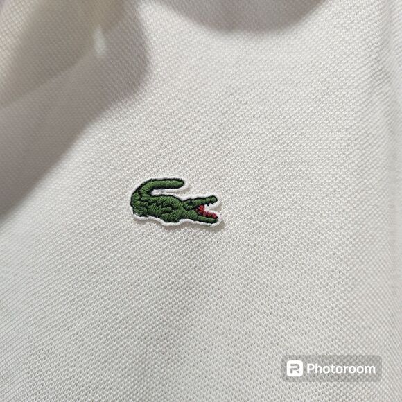 Lacoste Polo Mens SZ 3XL Oatmeal Heather Classic Work Business Casual Everyday - Picture 2 of 4